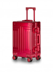 Ultra-Light Expandable Spinner Wheels Hardside Luggage Trolley Red