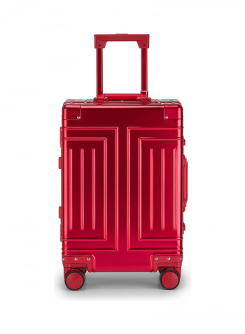 Ultra-Light Expandable Spinner Wheels Hardside Luggage Trolley Red