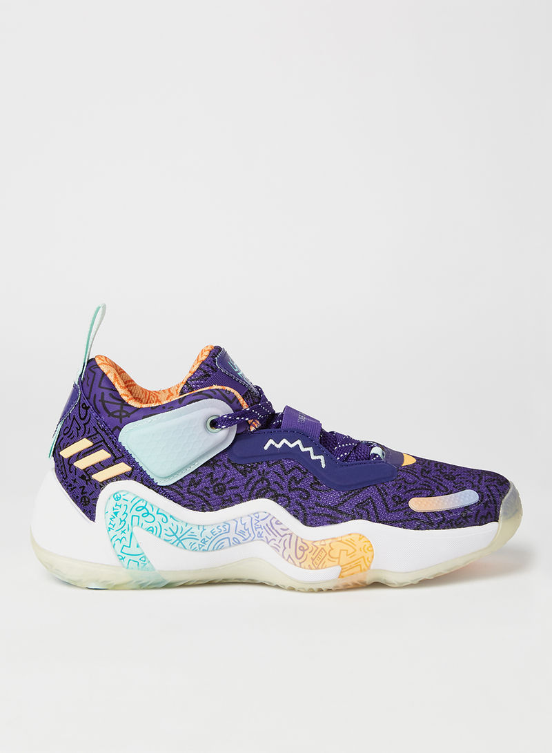 Youth D.O.N. Issue #3 Basketball Shoes Multicolor