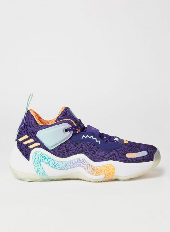 Youth D.O.N. Issue #3 Basketball Shoes Multicolor