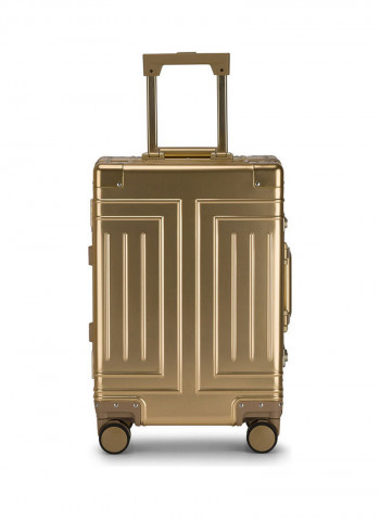Ultra-Light Expandable Spinner Wheels Hardside Luggage Trolley Gold