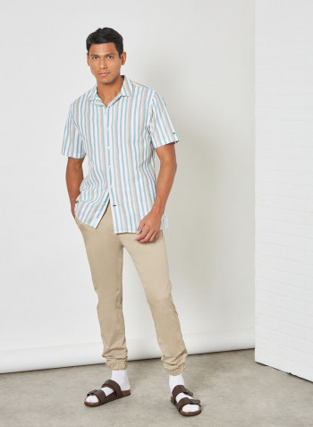 Stripe Organic Cotton Shirt Multicolour