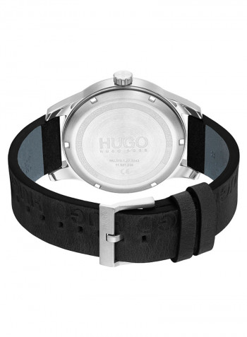 Men's Leather Analog Wrist Watch 1530146