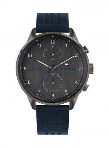 Men's Leather Analog Wrist Watch 1791578