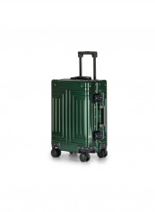 Ultra-Light Expandable Spinner Wheels Hardside Luggage Trolley Green