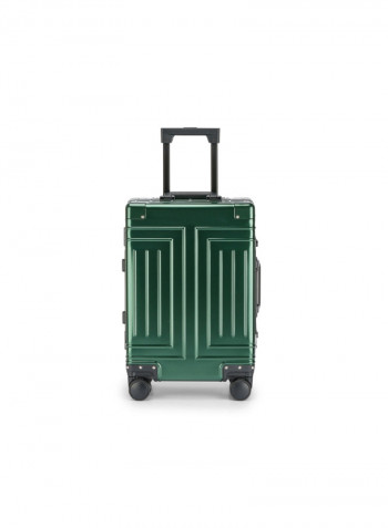 Ultra-Light Expandable Spinner Wheels Hardside Luggage Trolley Green