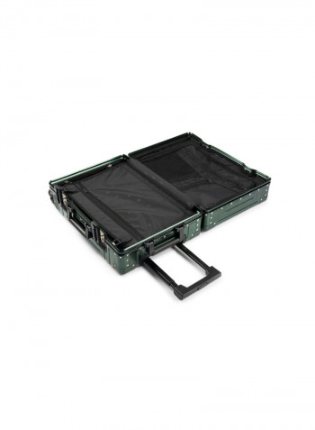 Ultra-Light Expandable Spinner Wheels Hardside Luggage Trolley Green