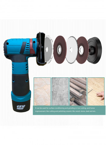 Multifunctional Electric Grinding Cutter Blue/Black