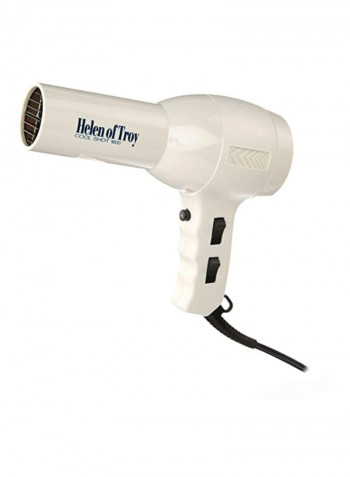 Turbo Styling Hair Dryer White/Black