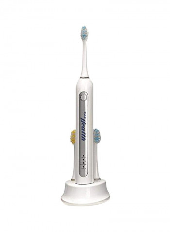 Ultrasonic Wave Electric Toothbrush White/Silver