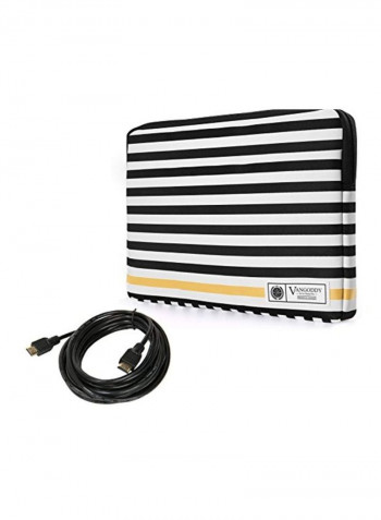 Protective Sleeve With HDMI Cable For HP Stream Elitebook/ProBook/Spectre Envy 13.3-Inch Black/White/Gold