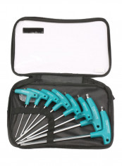 8 Piece Metric T Type Hexagon Wrench Set Multicolour 31 x 3 x 21cm