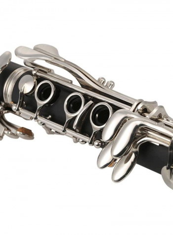 Clarinet Bb Cupronickel Plated Nickel With Cleaning Cloth Glove