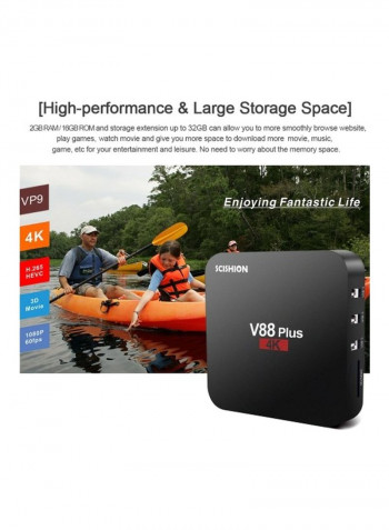 Android Set Top Box V88 Plus Black