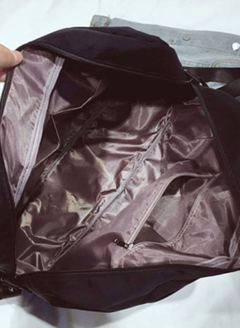 Printed Duffel Bag Grey