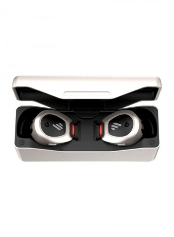 Heavy Bass In-Ear Bluetooth Headphones With Charging Case Grey/Black