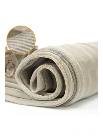 Mesh Blocking Radiation Fabric Cloth Gray 100 x 150 x 0.2cm