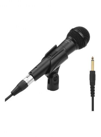 Portable Cardioid Microphone 1D7771 Black