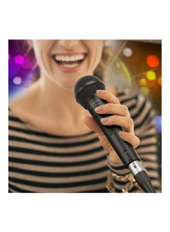 Portable Cardioid Microphone 1D7771 Black