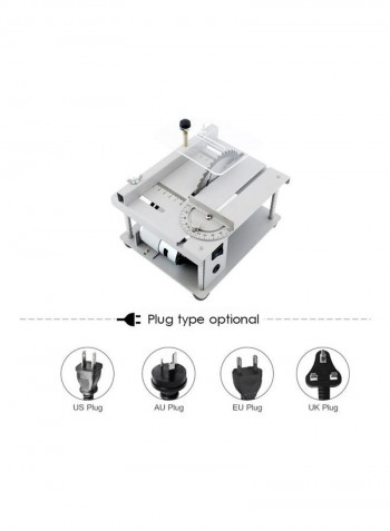 Multi-Functional Electric Table Saw Silver/Black