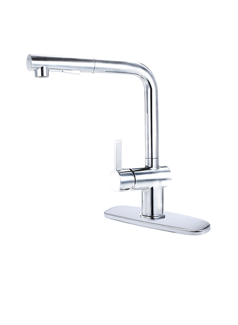 Pull-Out Kitchen Faucet Silver 50x8x30centimeter