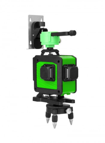 Multifunctional 4D 16 Lines Laser Level Tool Set Green/Black 30x18x21cm