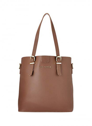 Polyester Blend Handbag LWHB02006BROWN Brown