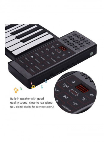 88-Keys Portable Electric Roll Up Keyboard