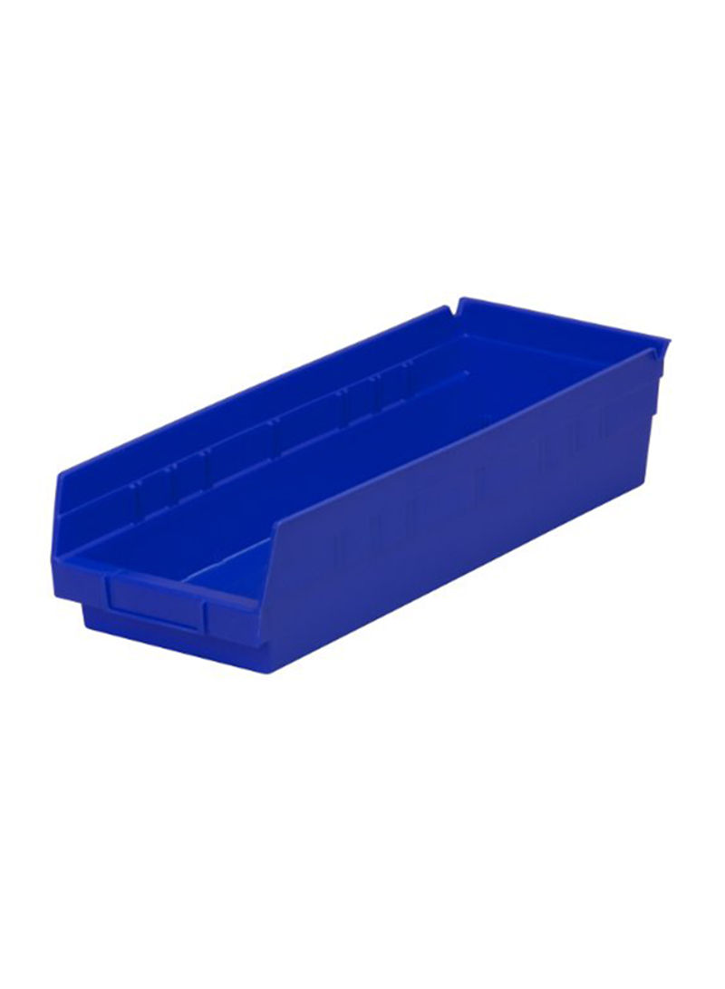 Plastic Nesting Shelf Bin Box Blue