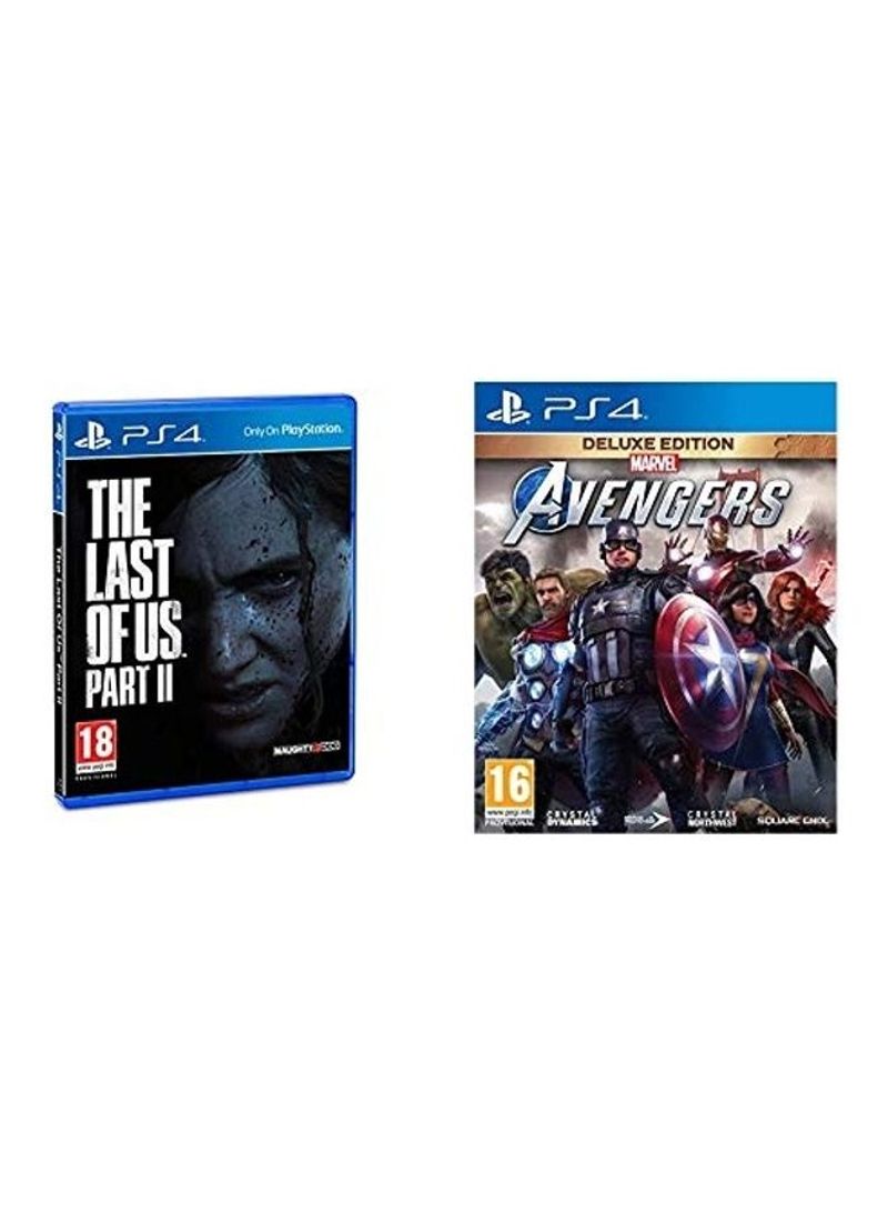 The Last of Us Part II and Avengers (Intl Version) - PS4/PS5
