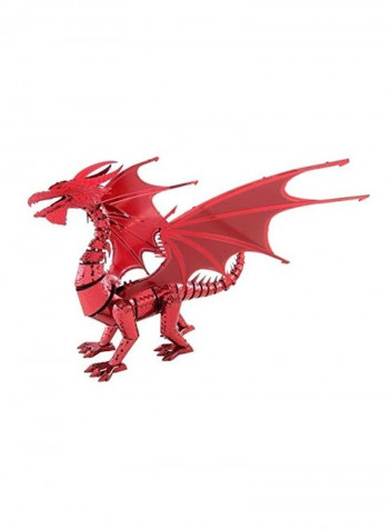 Set Of 3 Dragon 3D Metal Model Kits 11x6x2بوصة