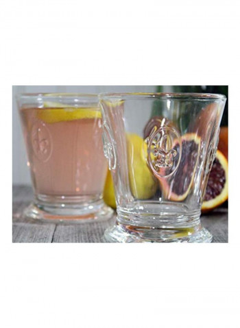 6-Piece Glass Set Clear 9ounce