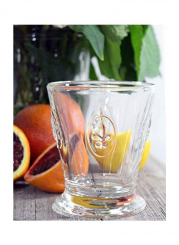 6-Piece Glass Set Clear 9ounce