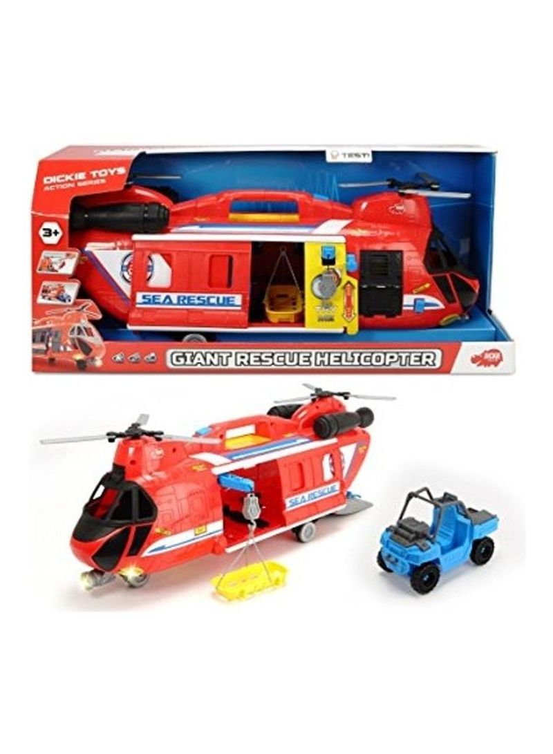Giant Rescue Helicopter Playset