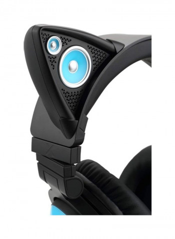 Cat Ear Headphones Blue/Black