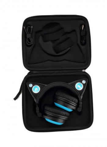 Cat Ear Headphones Blue/Black