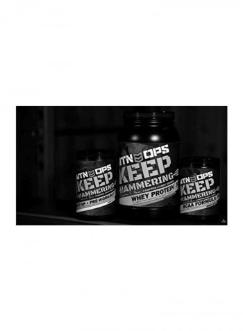 Cameron Hanes Keep Hammering Whey Protein Powder - Chocolate Caramel
