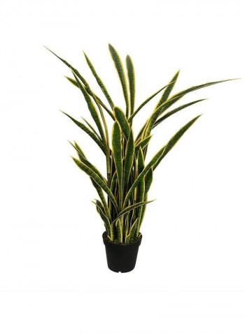 Artificial Tongue Plant In Plastic Pot Green 160cm