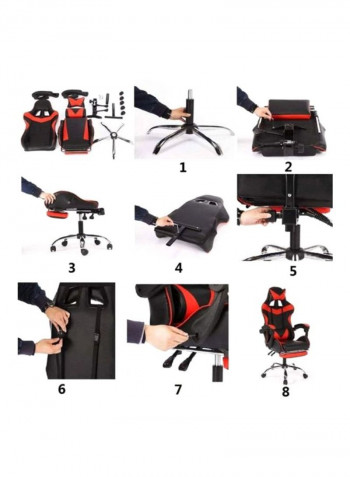 High Back Video Game Chair Black/Red