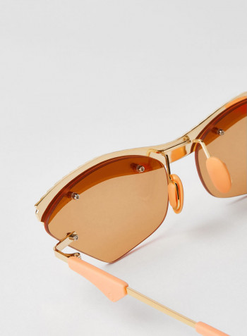 Women's Watch Out Asymmetrical Sunglasses