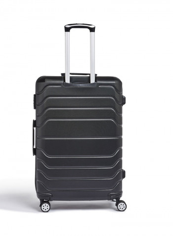 Tidal Hardside 3 Piece Luggage Trolley Set Black