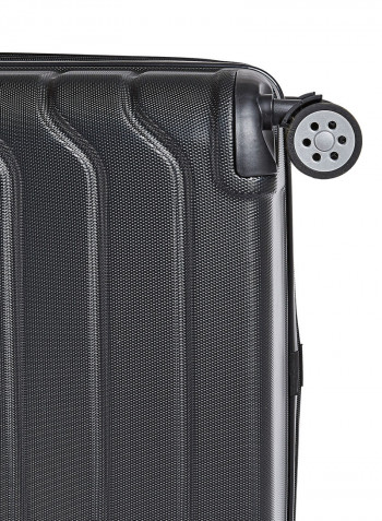 Tidal Hardside 3 Piece Luggage Trolley Set Black
