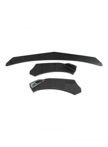 3-Piece Universal Car Front Lip Chin Bumper Body Kit for Honda Civic