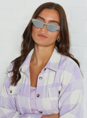 Women's Watch Out Asymmetrical Sunglasses