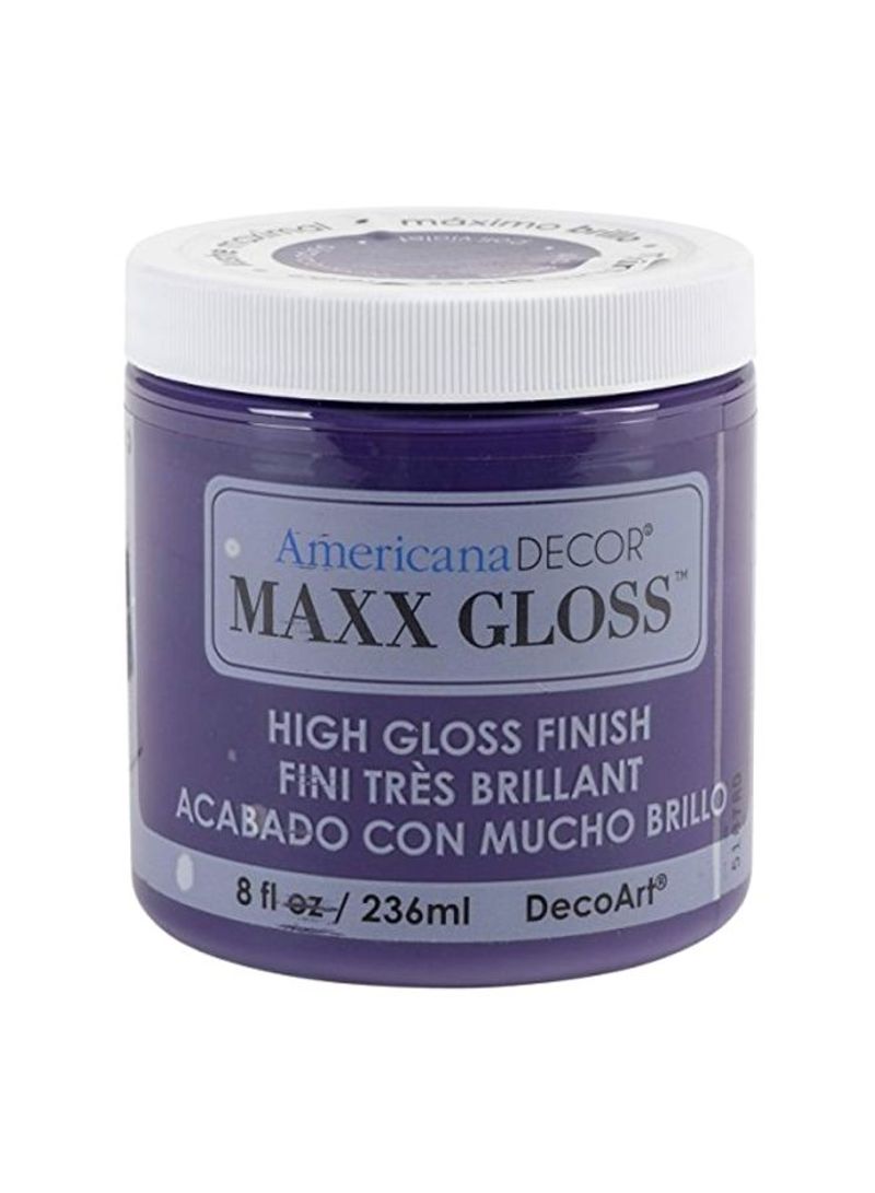 Maxx Gloss Acrylic Paint Purple Polish