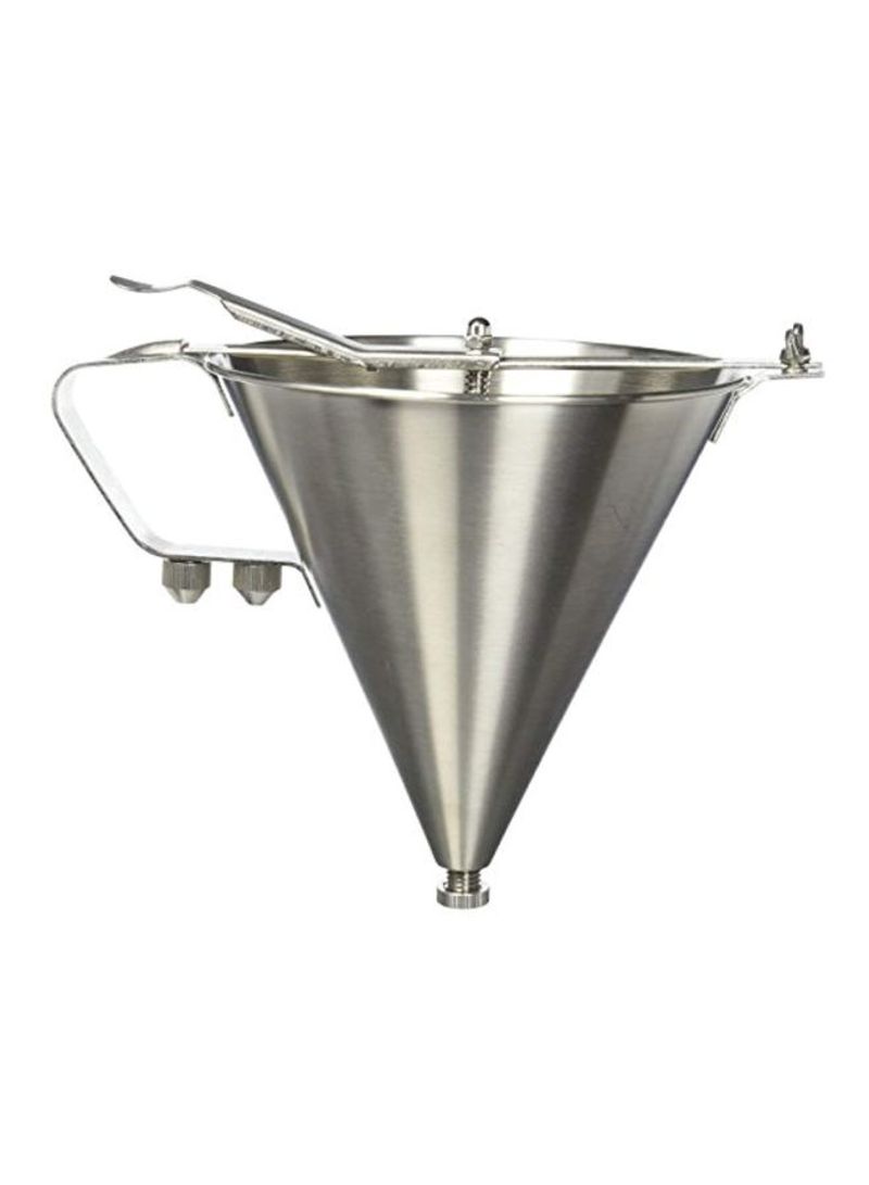 Steel Confectionery Funnel Silver