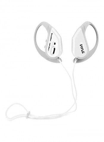 Water Resistant Bluetooth Streaming Wireless Headphones With Built In Microphone White/Grey/Black