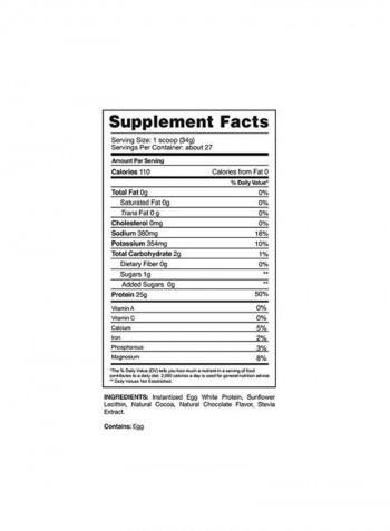 Proven Egg 100% Egg White Protein - Chocolate