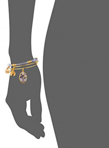 2-Piece Expandable Shiny Gold Infusion Tree Of Life Charm Bracelet