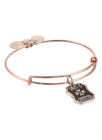 Shiny Gold Plated Charm Bracelet